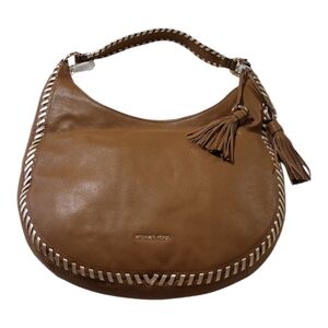 Michael Kors Leather‎ Lauryn Acorn Brown Shoulder Bag NWOT